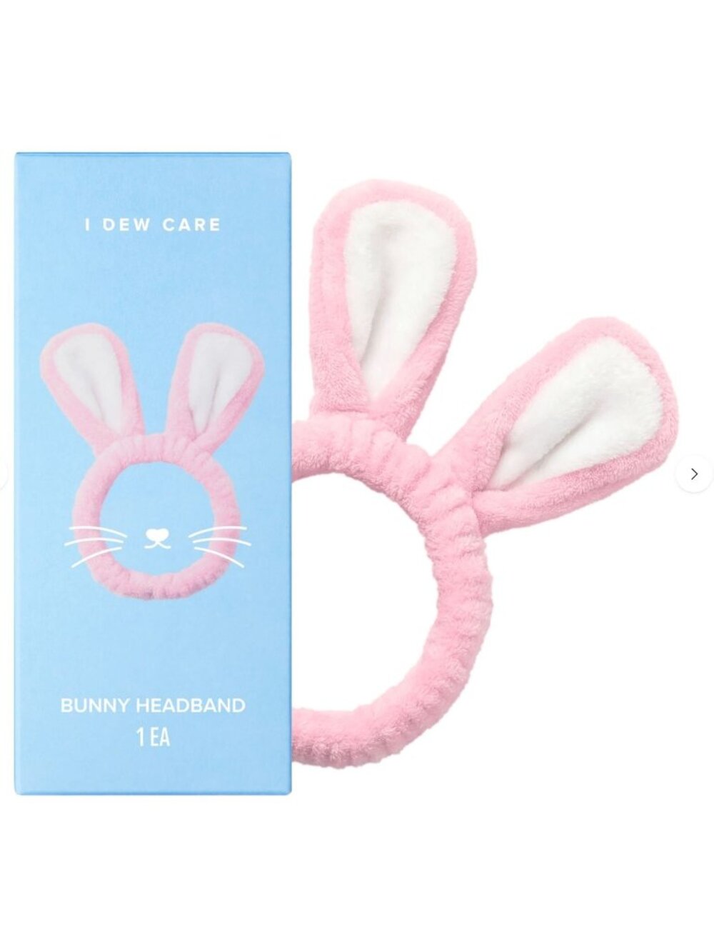 I Dew Care Bunny Headband Beauty Routine Spa Skincare Cleanse